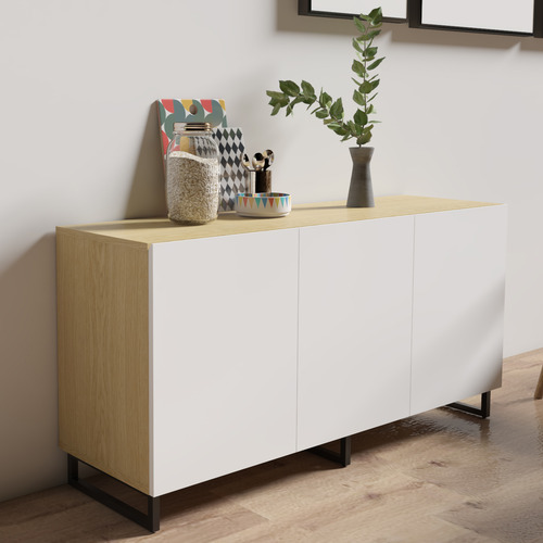 3 door sideboard deals white